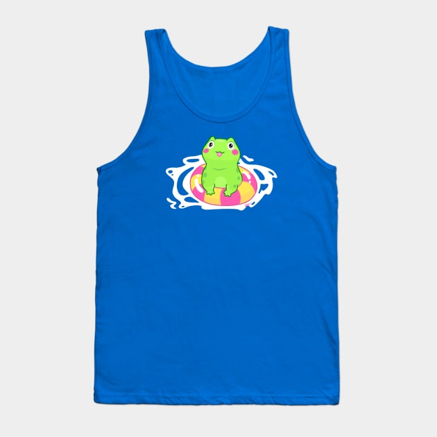 Pool frog Tank Top by CKline